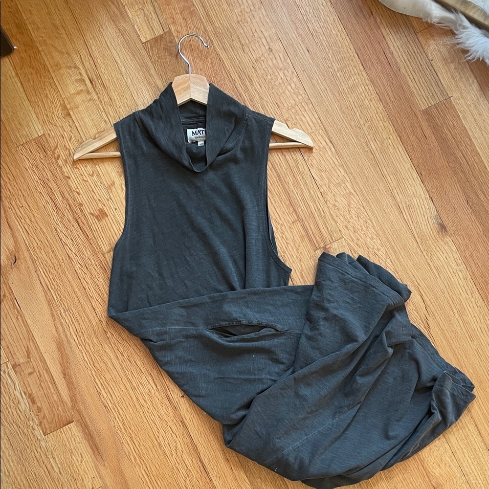 MATE the Label midi gray dress S/M